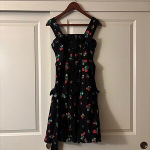 Hell Bunny Vixen Strawberry Print Dress